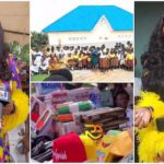 Actress Jackie Appiah celebrated her birthday with the people of her hometown Photo source: @ronnieiseverywhere_official