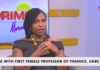 first female professor of finance at the University of Ghana - Prof. Vera Fiador