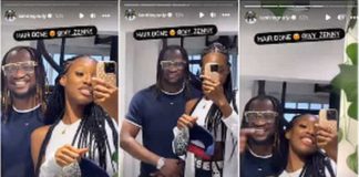 Paul Okoye and his girlfriend