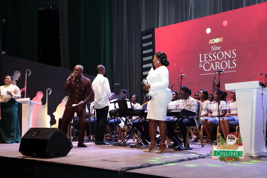 Photos: Kumawood stars thrill patrons with hilarious play at Adom TV’s Nine Lessons and Carols