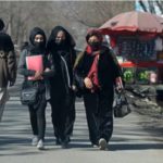 Female students in the capital - Kabul University and others reopened in the spring following the Taliban takeover