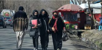Female students in the capital - Kabul University and others reopened in the spring following the Taliban takeover