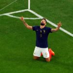 FIFA World Cup Qatar 2022 - Round of 16 - France v Poland - Al Thumama Stadium, Doha, Qatar - December 4, 2022 France's Olivier Giroud celebrates scoring their first goal REUTERS/Fabrizio Bensch