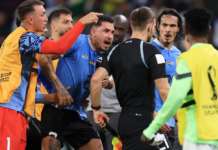 Uruguay were incensed with the officiating against Ghana / Buda Mendes/GettyImages