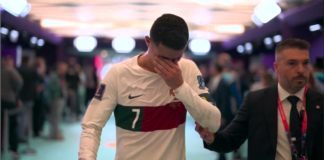 Ronaldo breaks down after elimination