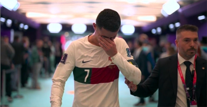 Ronaldo breaks down after elimination