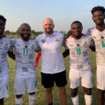 It was a good exercise – Slavko Matic after Hearts of Oak defeat to Black Galaxies Slavko Matic with some Hearts of Oak players