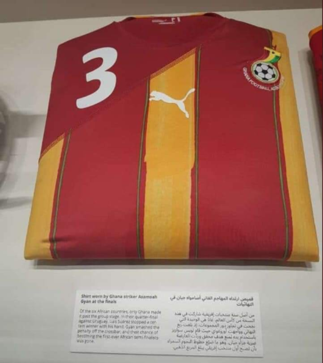 Asamoah Gyan's 2010 World Cup jersey