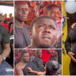 Heartbreaking visuals emerge as actor Okomfo Kolegae buries late wife. Credit: NestaTV/nkonkonsa