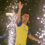 Ronaldo was greeted by thousands of fans at Al Nassr's Mrsool Park stadium on Tuesday