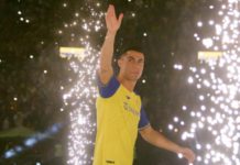 Ronaldo was greeted by thousands of fans at Al Nassr's Mrsool Park stadium on Tuesday