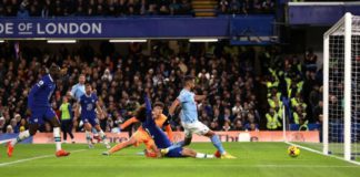 Riyad Mahrez's goal was his second in the Premier League this season