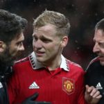 Van de Beek joined Manchester United from Ajax in 2020