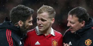 Van de Beek joined Manchester United from Ajax in 2020