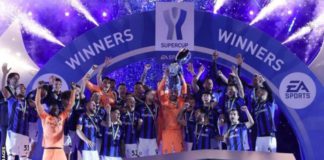 Inter Milan defended the trophy they won last year when they beat Juventus