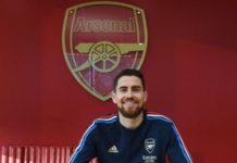 Jorginho joins an Arsenal side that are five points clear at the top of the Premier League and have a game in hand over second-placed Manchester City