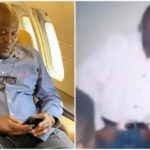Ibrahim Mahama in his private jet (left) and in his youthful days (right). Photo Source: @ibrahim_mahama_71