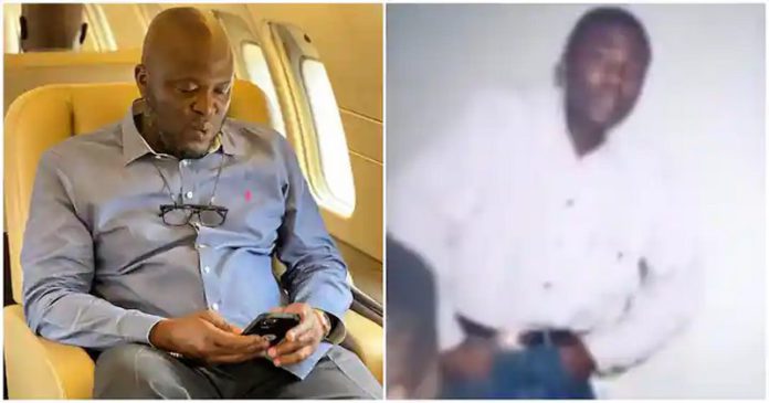 Ibrahim Mahama in his private jet (left) and in his youthful days (right). Photo Source: @ibrahim_mahama_71