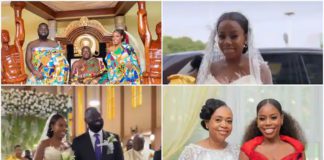 Otumfuo Osei Tutu II, Lady Julia, the ambassador to Russia, and the couple look regal in this collage. sources: @live_with_kwaku @inno_lens