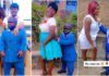 The lady said she and her man are happy souls. Photo credit: TikTok/@www.kahboh. Read more: https://yen.com.gh/people/227125-happy-curvy-lady-poses-diminutive-husband-viral-video-trends-tiktok/
