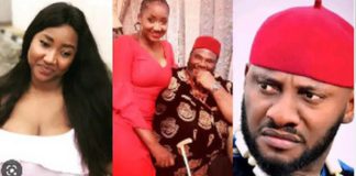 Judy Austin has shared a hint of her new movie which features Pete Edochie and Yul Edochie