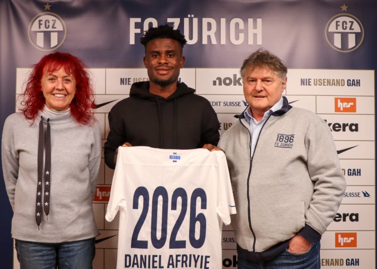 Swiss side FC Zurich announce signing Daniel Afriyie Barnieh