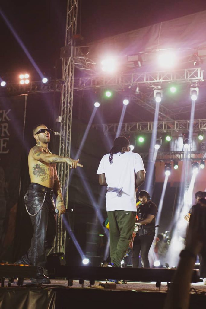 Vice Mensa and Stonebwoy rock the Black Star Line Festival stage in Accra 