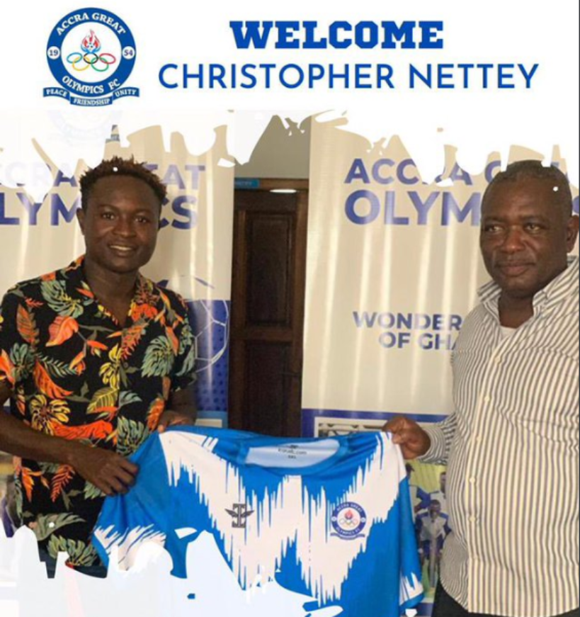 Christopher Nettey joins Great Olympics after Kotoko exit