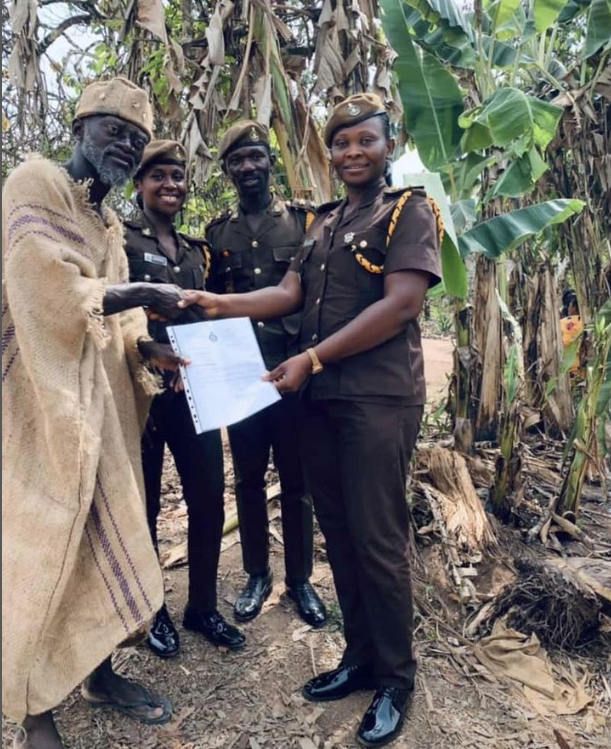 Lil Win surprised with citation from Prison Service on set