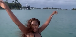 Fella Makafui chills in Miami