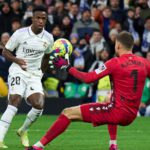 Vinicius Junior denied by Real Sociedad keeper Alex Remiro © Getty Images