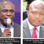 Rev. Victor Kusi Boateng or Kwabena Adu Gyamfi (left) and Samuel Okudzeto Ablakwa