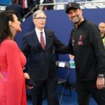 Liverpool owner John Henry (second left) with manager Jurgen Klopp