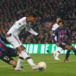 Marcus Rashford scored his 22nd goal of the season for Manchester United