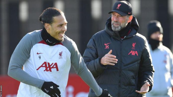 Virgil van Dijk has not played in Liverpool's past seven matches