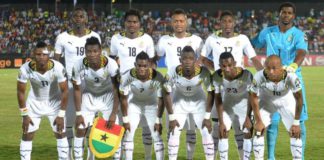 Christian Atsu (bottom row, third left) was a central figure as Ghana reached the final of the 2015 Africa Cup of Nations, picking up the award for the tournament's best player and best goal