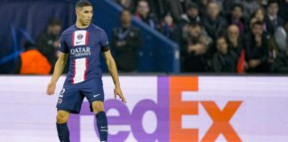 Achraf Hakimi has made 31 appearances for PSG this season