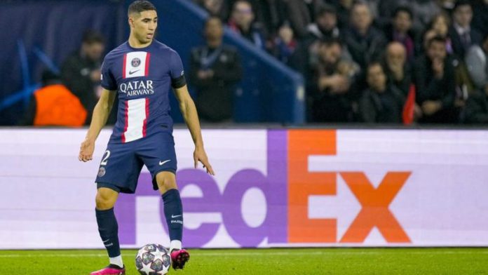 Achraf Hakimi has made 31 appearances for PSG this season