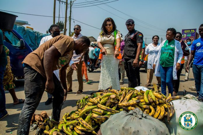 23 arrested at Agbogbloshie for selling foodstuffs on bare ground, Source: Accra Metropolitan Assembly