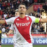 Monaco's French forward Wissam Ben Yedder celebrates after scoring a goal during the French L1 football match between Monaco and Paris Saint-Germain (PSG) at the Louis II stadium in Monaco on February 11, 2023 Image credit: Getty Images