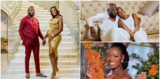 Ghanaian couple Ama Koomson and her husband look stylish together. source: @kingkwekuananse_photography