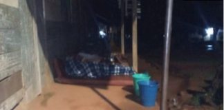 Students of Yilo Krobo SHS sleeping in the open