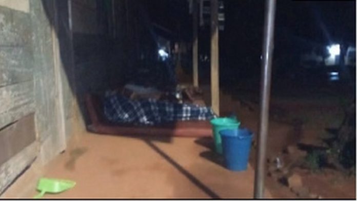 Students of Yilo Krobo SHS sleeping in the open