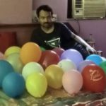 Aakash Majumdar, 28 is besotted with his collection of inflatable partners (Image: Jam Press)