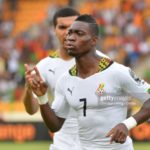 Ghana ,s Christian Atsu during the 2015 Orange Africa Cup of Nations Quart Final soccer match,Ghana d'Ivoire Vs Ghinea at Malabo stadium in Malabo Equatorial Guinea on Fevrier 01 2015. Photo by Christian Liewig (Photo by liewig christian/Corbis via Getty Images)