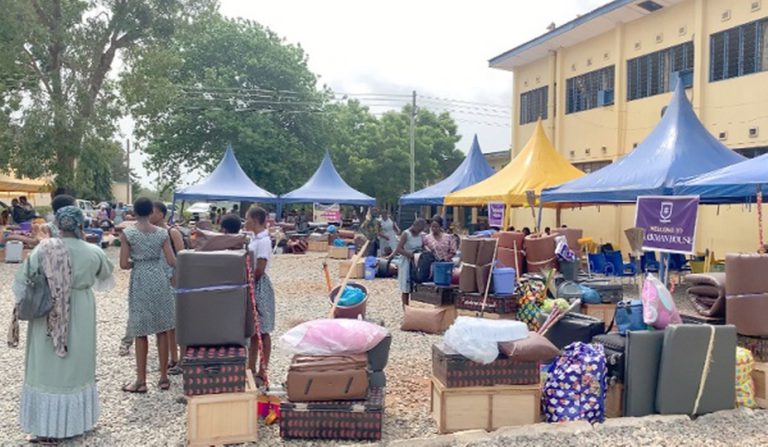 SHS freshers report to school