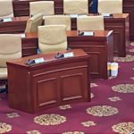Haruna Iddrisu. The empty seats in parliament
