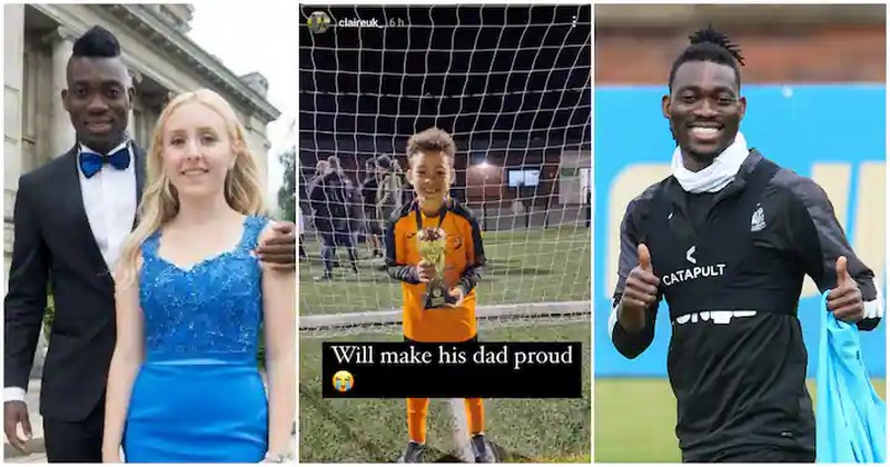 Marie-Claire; Christian Atsu's wife shares their family photos to mourn the footballer