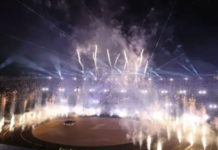 Scenes from the opening ceremony of the FIFA Club World Cup