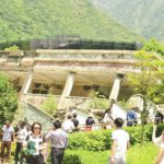 A collapsed building of the Junior High School at Yingxiu Town is now a memorial site